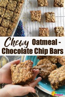 Chewy Oatmeal Chocolate Chip Bars