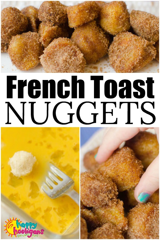 French Toast Nuggets - Kid-Friendly Lunch - Happy Hooligans