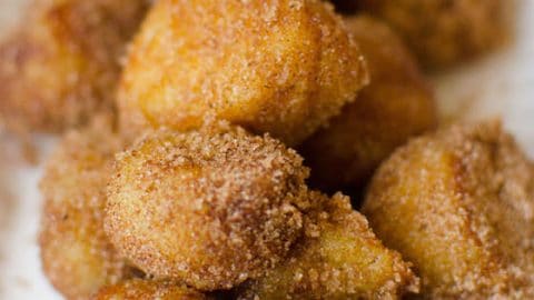 close up french toast nuggets