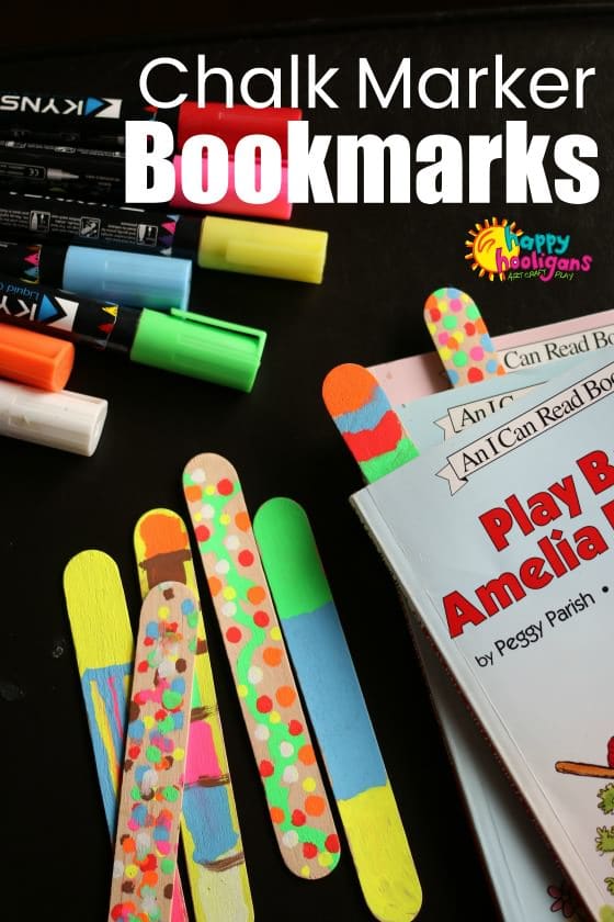 Chalk Marker Bookmarks for Kids to Make