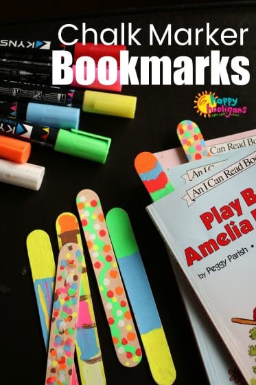 Homemade Bookmarks Chalk Markers
