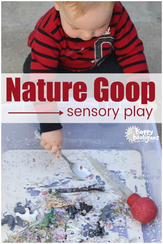 Nature Goop Sensory Play - Happy Hooligans