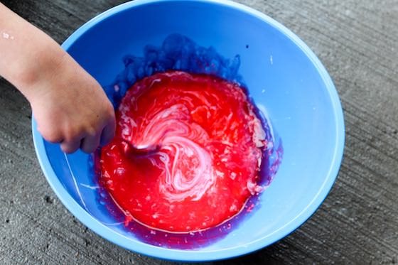 colouring slime