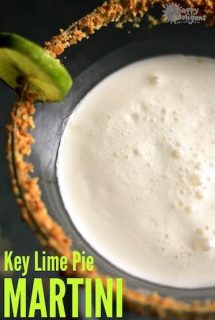 Key Lime Pie Martini Recipe Feature Photo