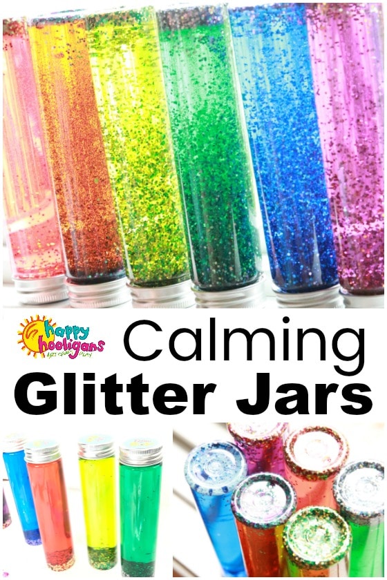 Calming Glitter Jars for Preschoolers