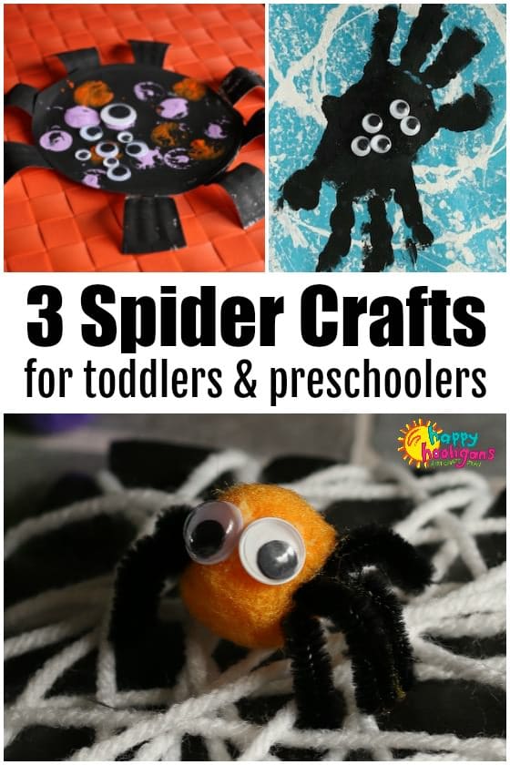 Halloween Spider Crafts for Preschoolers
