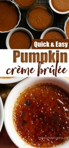 Easy Pumpkin Creme Brulee Recipe