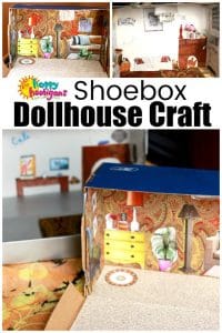 Shoebox Dollhouse Craft for Kids