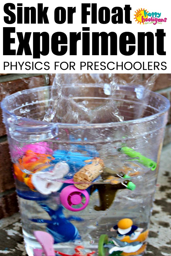 Sink Or Float Experiment For Toddlers And Preschoolers Happy Hooligans
