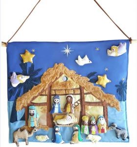 Fabric Nativity Set for Kids