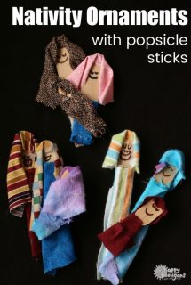 Popsicle Stick Nativity Craft
