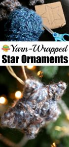 Homemade Yarn Star Ornaments for Kids copy