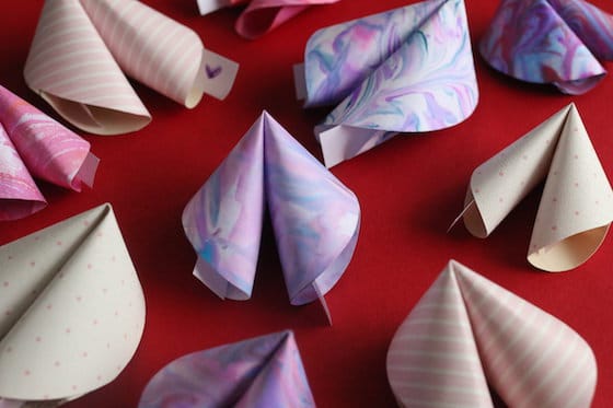 fortune cookies made from paper