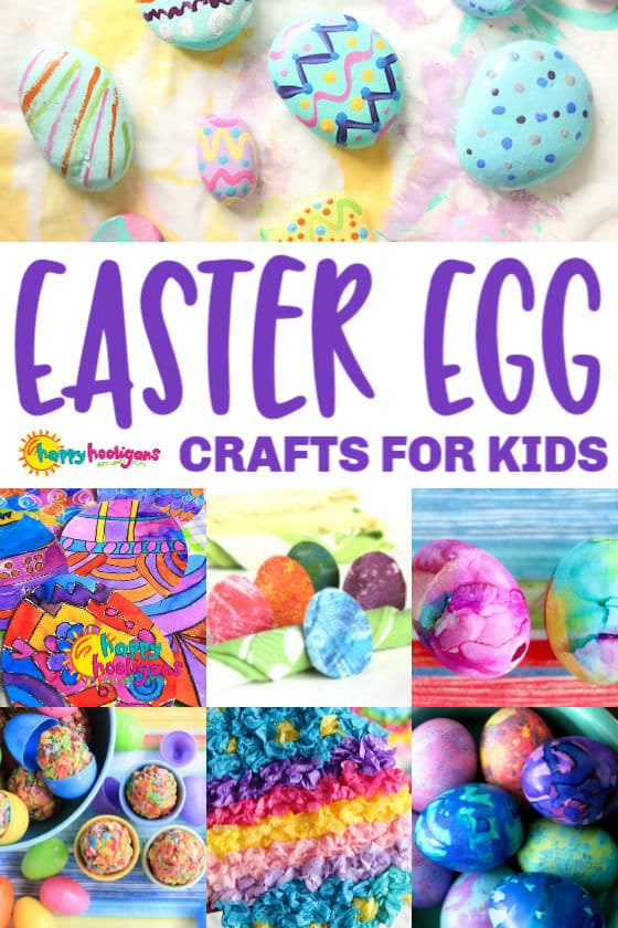 Easter Egg Crafts for Kids Toddlers to Tweens