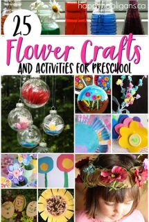Flower-crafts-and-activities-for-toddlers and preschoolers
