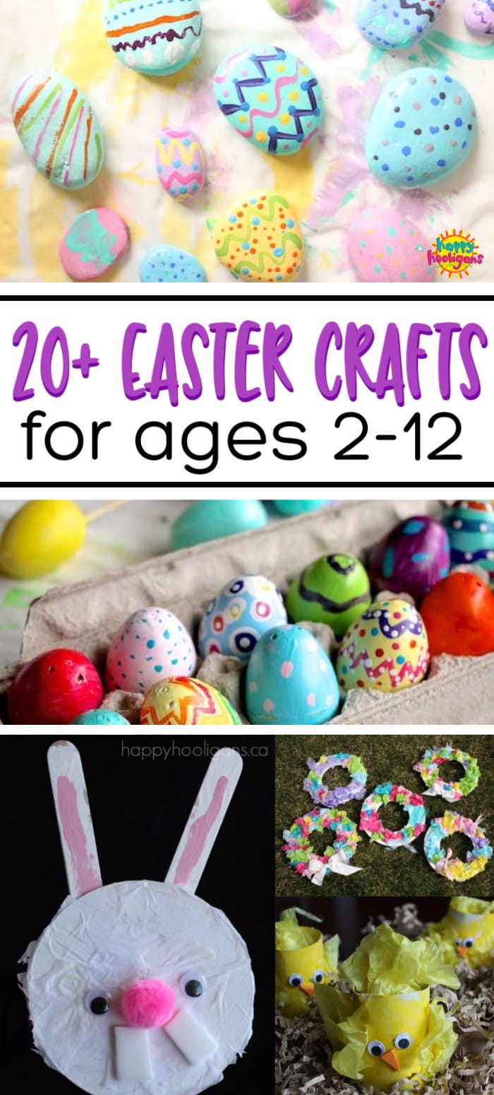 Easy Easter Crafts for Kids of All Ages Happy Hooligans