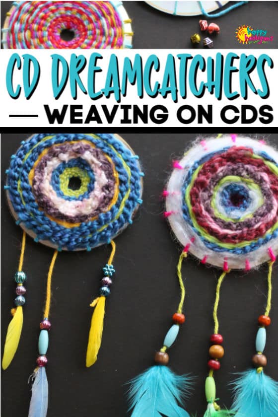 CD Dream Catchers for Kids ages 7+