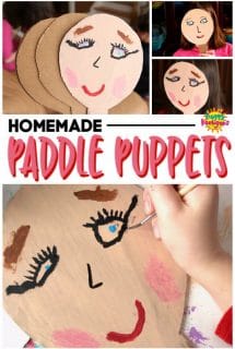 Homemade Paddle Puppets