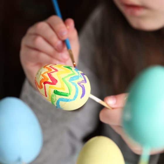 sophie painting egg
