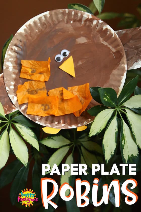Paper Plate Robin Craft 