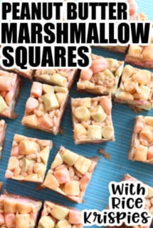 Peanut Butter Marshmallow Squares - feature image