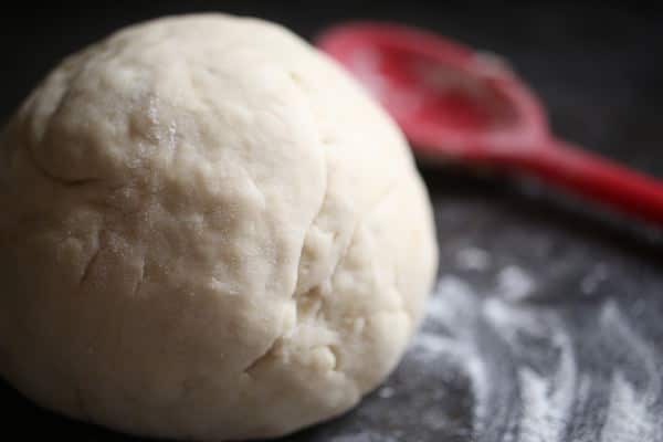 Ball of pizza dough
