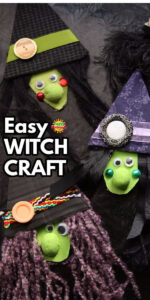 Easy Witch Craft for Kids Pin Image