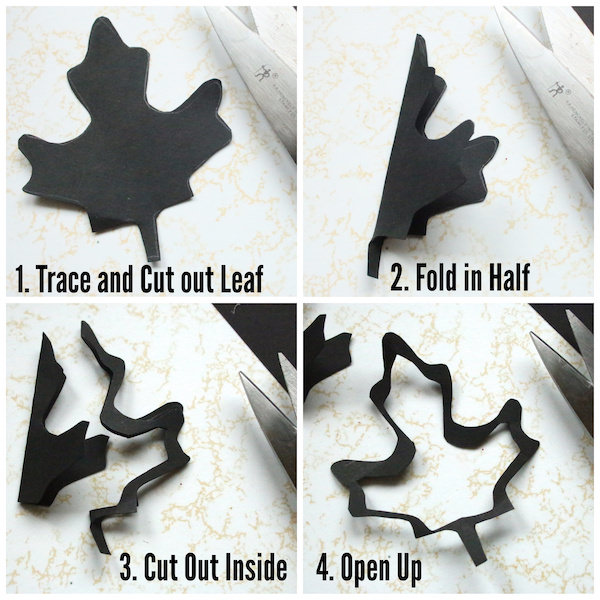 How to Cut Out Silhouette Leaf