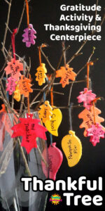 Thanksgiving Thankfulness Tree for Kids Long Pin
