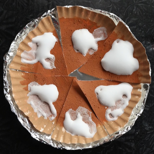square image pumpkin pie craft puffy whipped cream