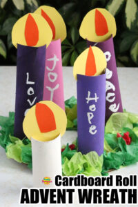 Toilet Paper Roll Advent Roll Long Pin